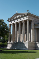 Old Greek and Roman style building with columns