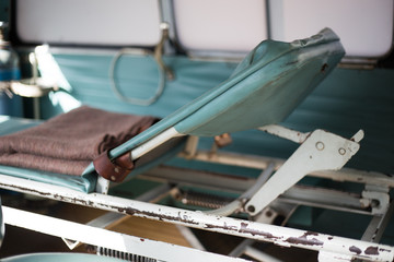 Old ambulance with original elements