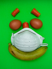 mask with food