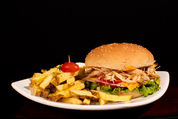 Hamburguesa de Pollo