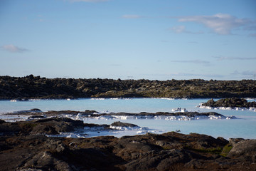 Fototapeta na wymiar lagoon and rocks