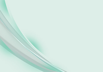 Abstract background waves. Mint blue green abstract background for wallpaper oder business card
