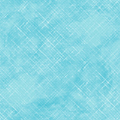 Fototapeta na wymiar Watercolor stripe diagonal plaid seamless pattern. White stripes on teal turquoise background