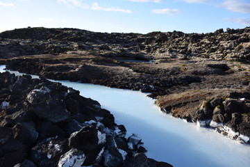blue lagoon landscape
