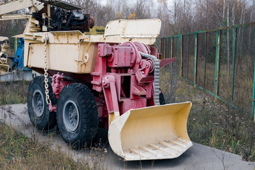 Obraz premium Museum of vehicles for cleaning in Pripyat in Chernobyl
