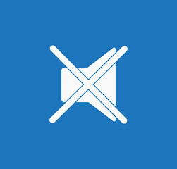 Sound icon vector logo design template