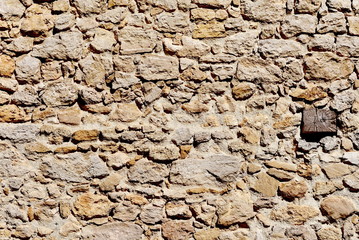  texture of the old stone wall