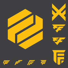 double F logo