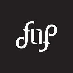 flip logo design. ambidextrous design