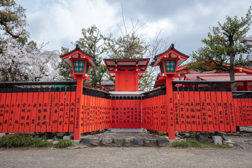 京都府 車折神社 桜