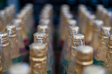 Fototapeta na wymiar bottles of wine