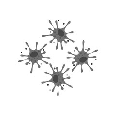 Virus vector illustration icon template design