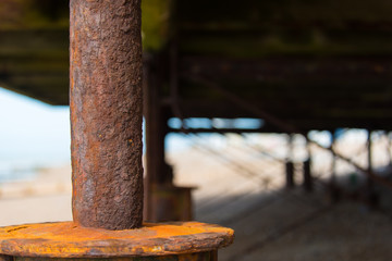 Rusting pier