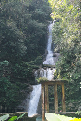 Cascada en el jardín surrealista en Xilitla San Luis Potosi