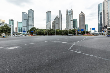 Fototapeta na wymiar Modern urban landscape in Shanghai, China