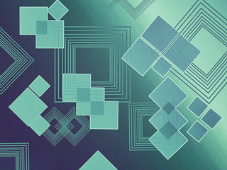 Abstract background with squares.