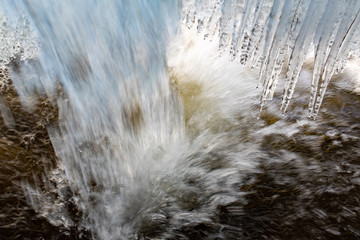 ice and water fall