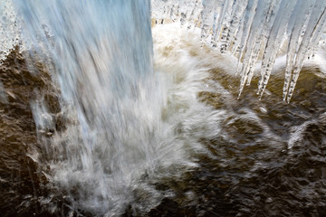 ice and water fall