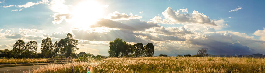 Beautiful Sunset on the road to Cuautinchan