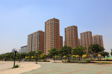 Fototapeta na wymiar Urban Greening Landscape, China