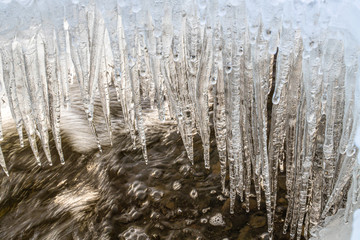 ice and water fall