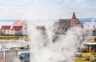 Geothermal activity in Rotorua