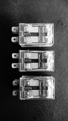 old switch on the wall