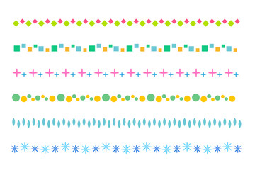 柄 枠 飾り デコレーション ライン 素材 AI eps ベクター