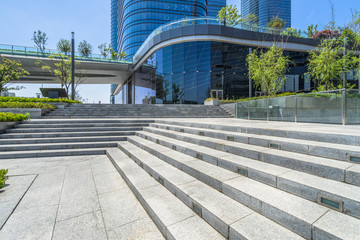 The stairs in the outdoor, urban abstract landscape.