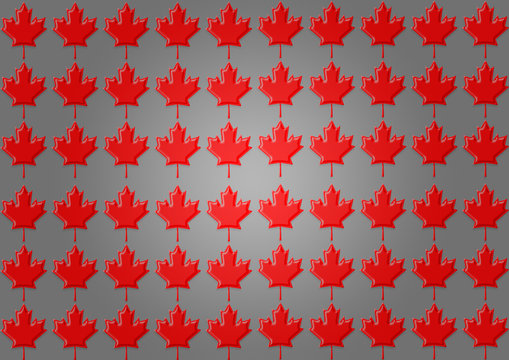 Canada maple leaf icon. Canada Day template