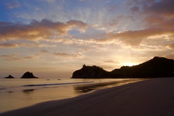 Sonnenaufgang am Hahei Beach