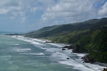 Die Küste von Neuseeland