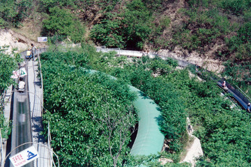 Long slide at The Great Wall of China, Beijing