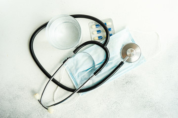 Covid-19 virus concept