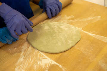 日本のへぎ蕎麦作り体験_132