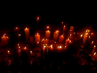 Candles light