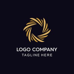 Obraz premium Circle Solar system abstract logo