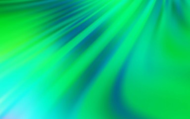 Light Green vector blurred shine abstract texture. Creative illustration in halftone style with gradient. Background for designs.