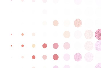 Light Pink, Red vector layout with circle shapes.