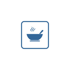 restaurant icon vector design symbol,spoon & fork, plate,food