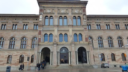 facade of an old building