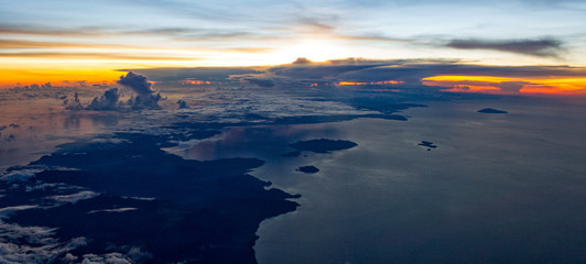 Sunsets from the flightdeck