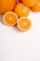 glass jar of fresh orange juice