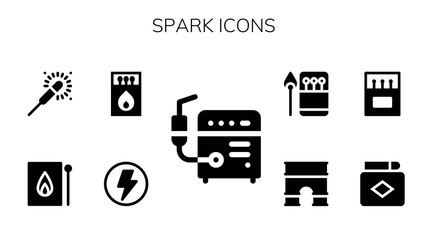 spark icon set