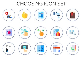 choosing icon set