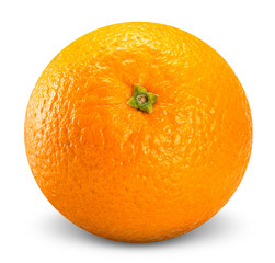 orange isolated on white clipping path