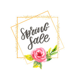 Watercolor sale banner background template with beautiful flowers. Element invitation card Decoration. vector art and illustration.