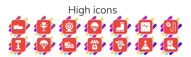 high icon set