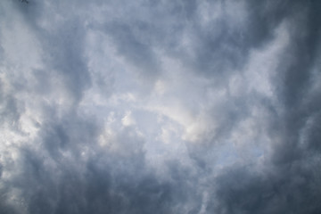 blue sky with clouds