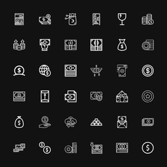 Editable 36 stack icons for web and mobile